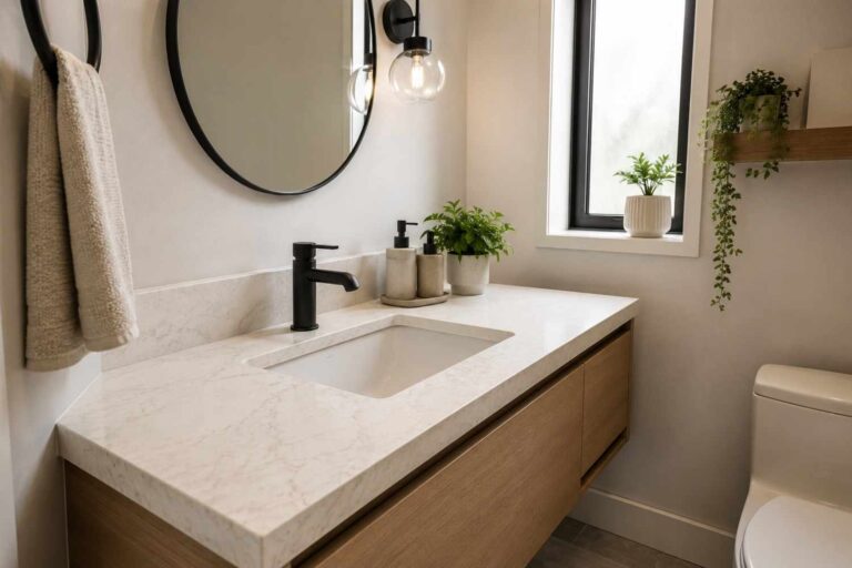 How to Choose the Right Countertop for a Small Bathroom